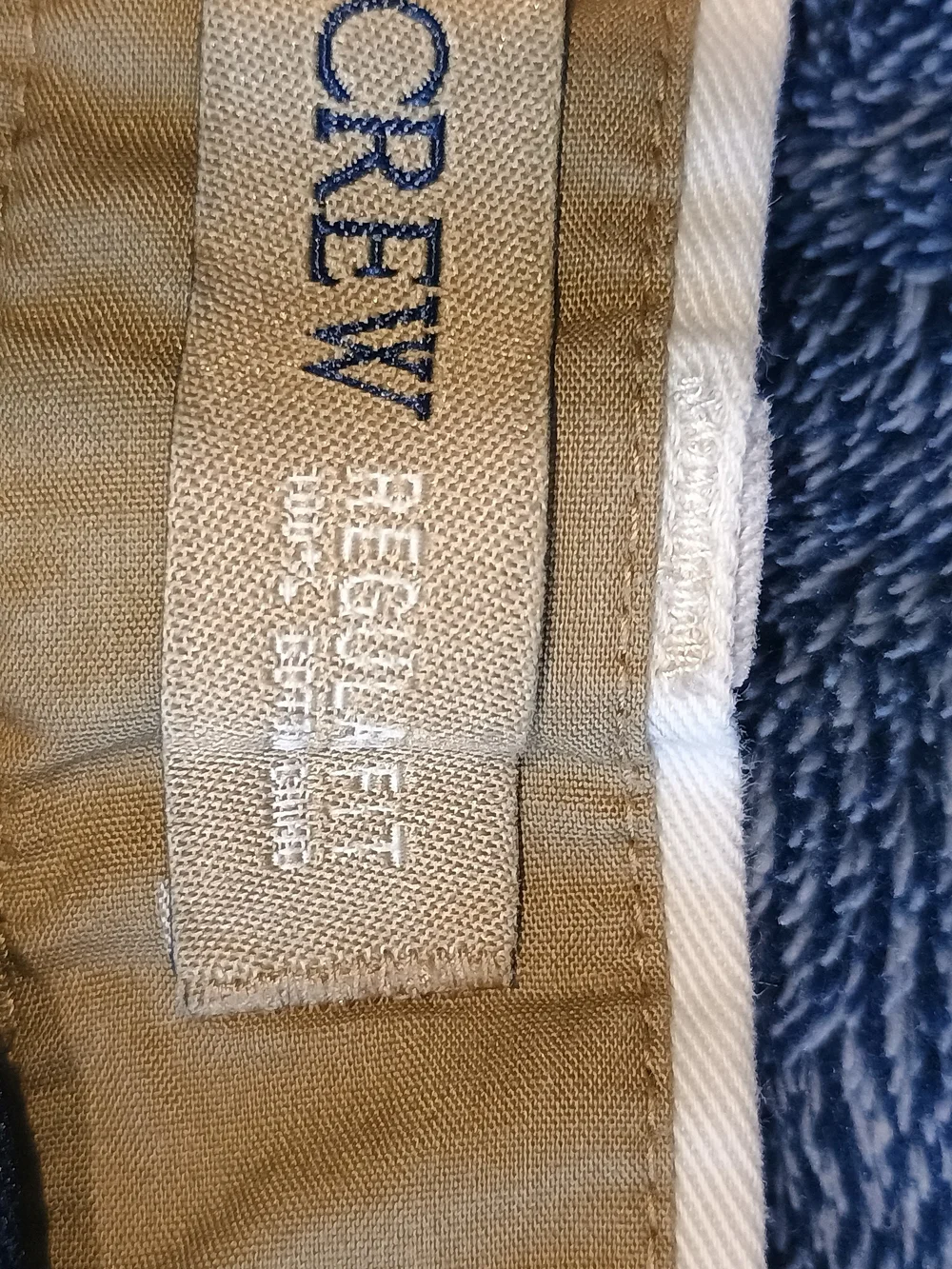 J. Crew Men's Cream Straight-Leg Chinos